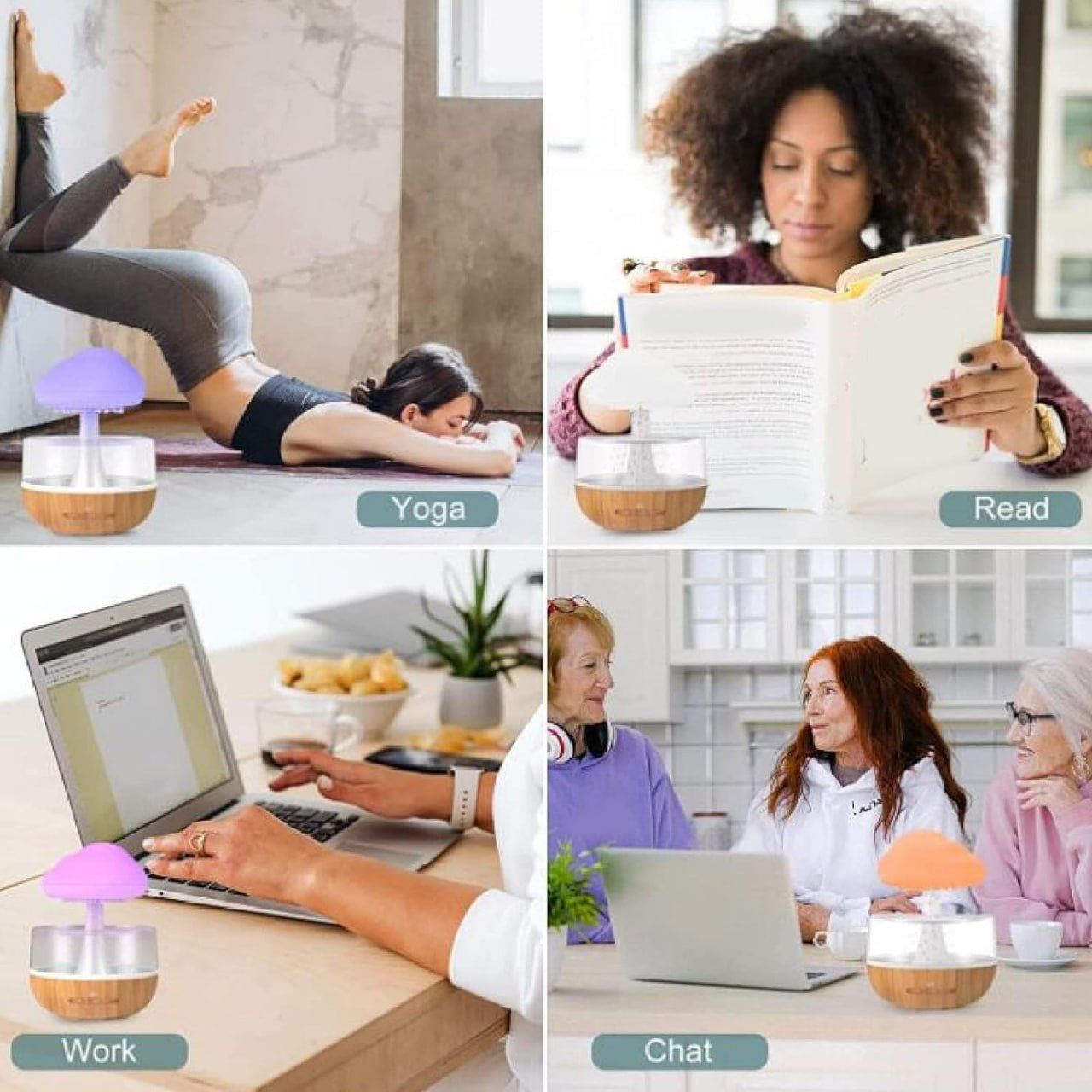 🌟 Respira salud y armonía en tu hogar con nuestro Humidificador Ambiental